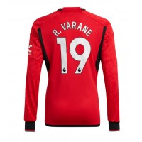 Manchester United Raphael Varane #19 Replica Home Shirt 2023-24 Long Sleeve